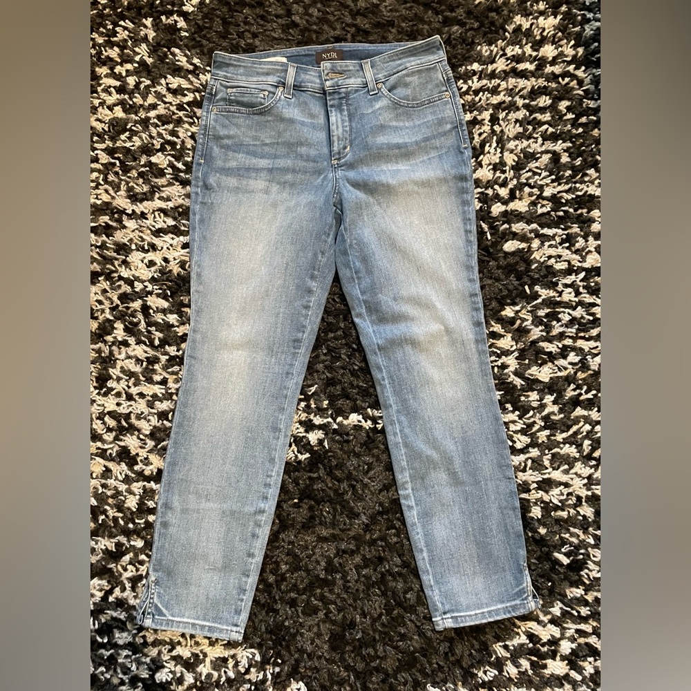 NYDJ Skinny Ankle Jeans Size 8 Slimming Lift Tuck
